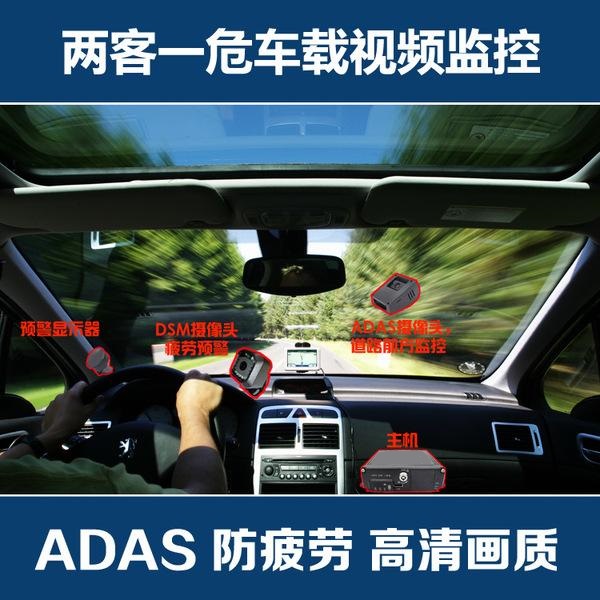 ADAS、DSM支持盲区检测车道偏离瞌睡吸烟安全预警
